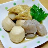 小芋と玉コンニャクの煮物